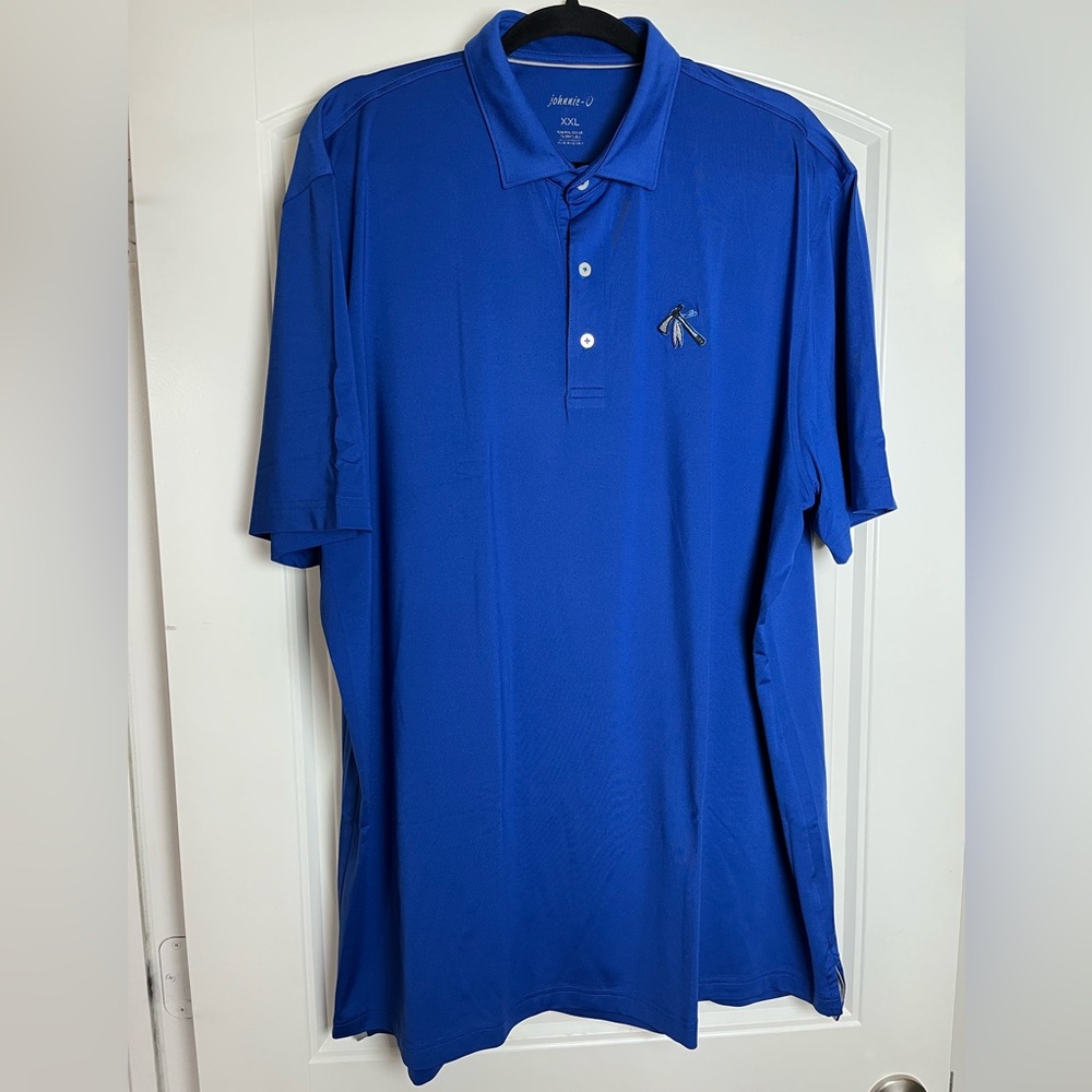 johnnie-O Vibrant Blue Polo Shirt XXL